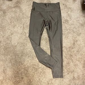 Athleta metallic leggings